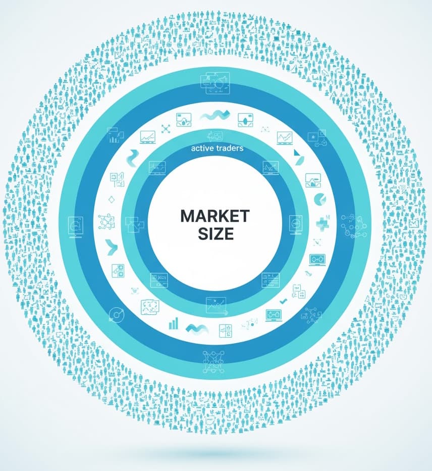 Market size statistics and TAM breakdown